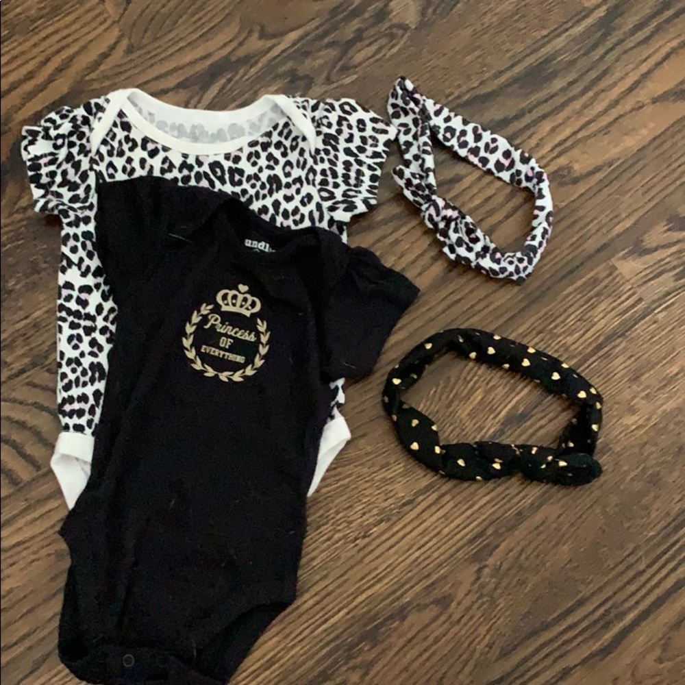 Bundles onsies and headbands